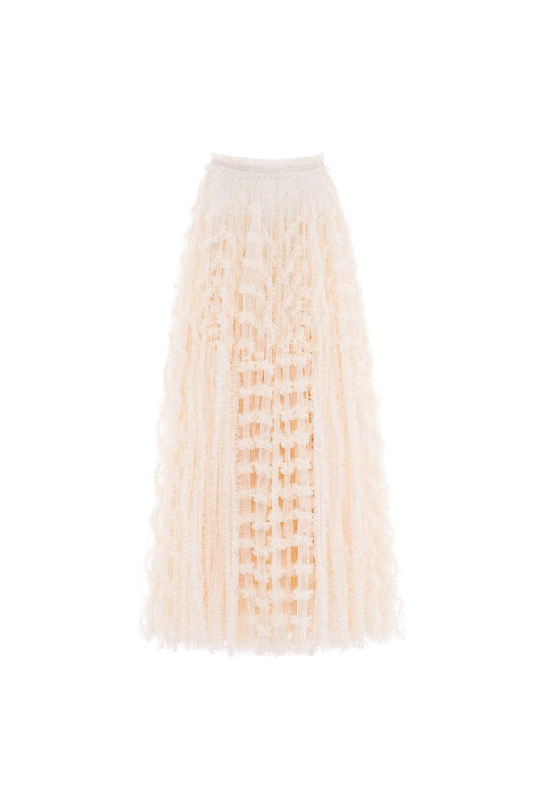 Needle & Thread Florence Ruffle Ankle Skirt