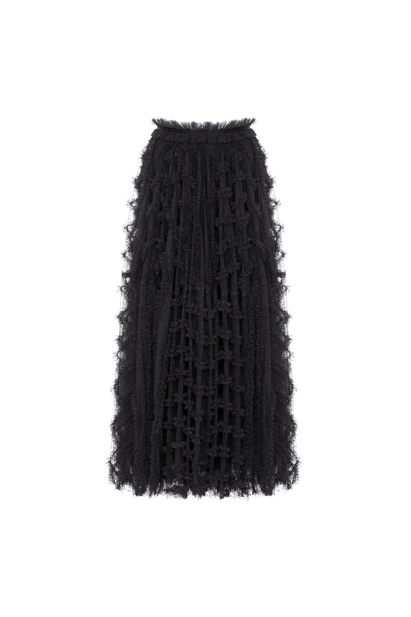Needle & Thread Florence Ruffle Ankle Skirt