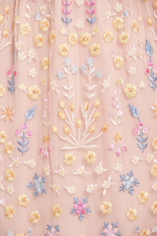 Needle & Thread Flowerbed Embroidery Ankle Gown