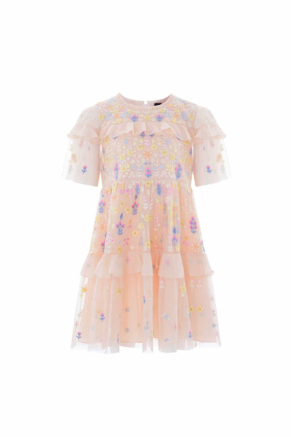 Needle & Thread Flowerbed Embroidery Kids Dress