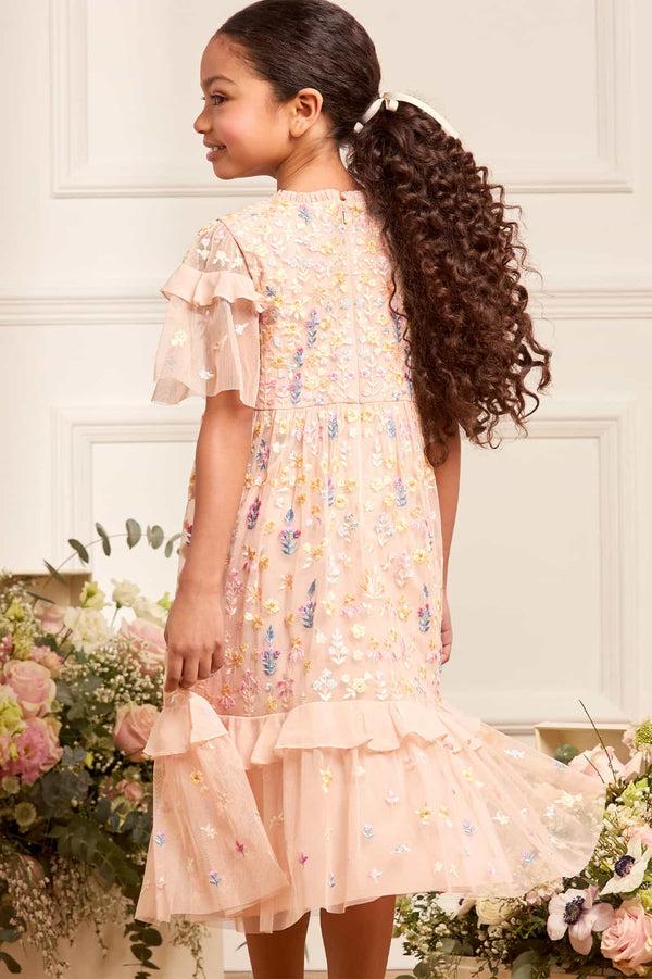 Needle & Thread Flowerbed Embroidery Kids Dress
