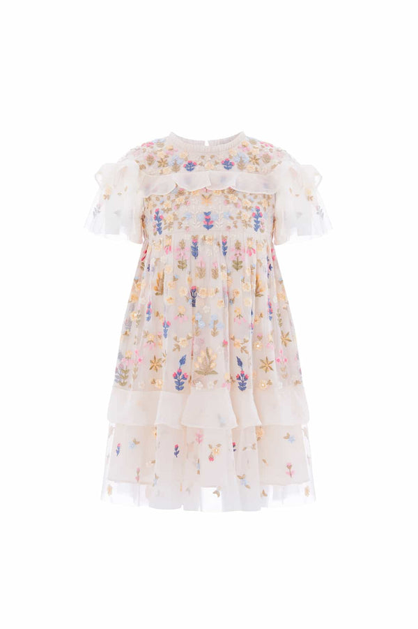 Needle & Thread Flowerbed Embroidery Kids Dress