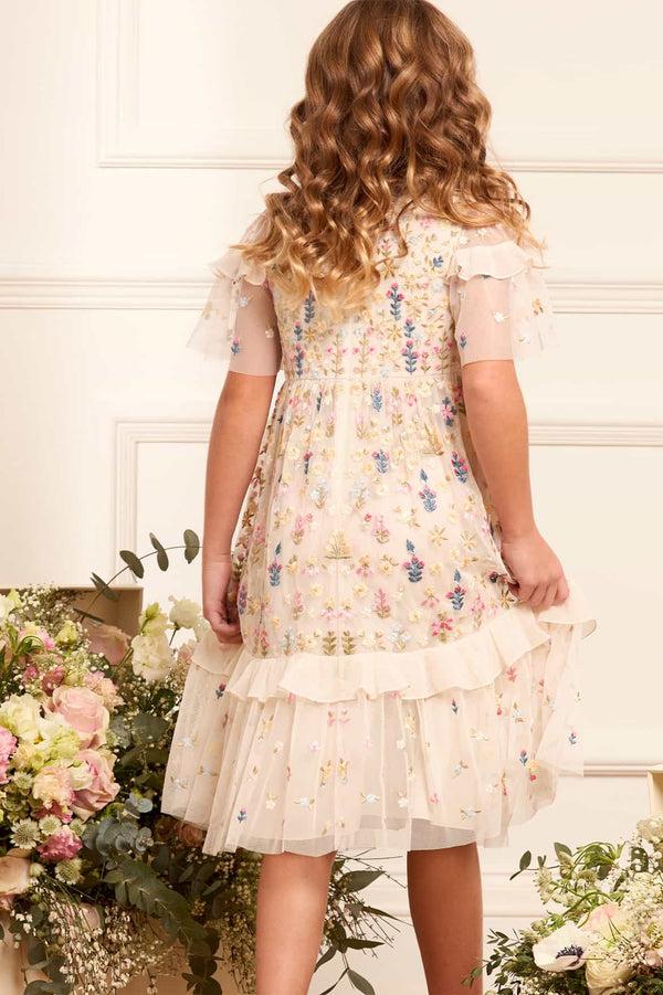 Needle & Thread Flowerbed Embroidery Kids Dress