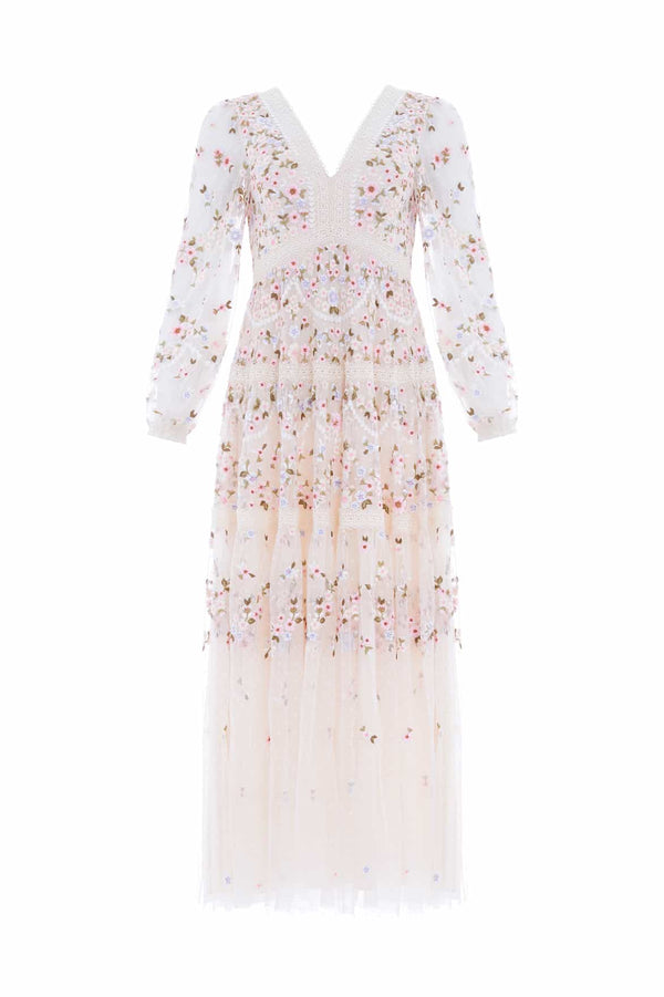 Needle & Thread Garland Ribbon Ankle Gown