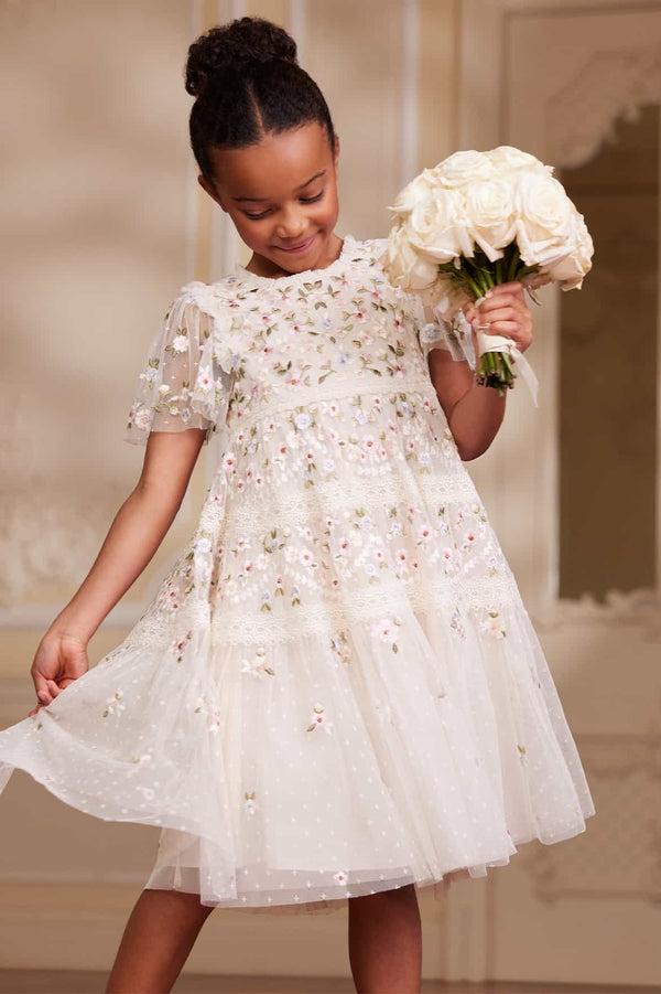 needle & thread Garland Ribbon Kids Dress