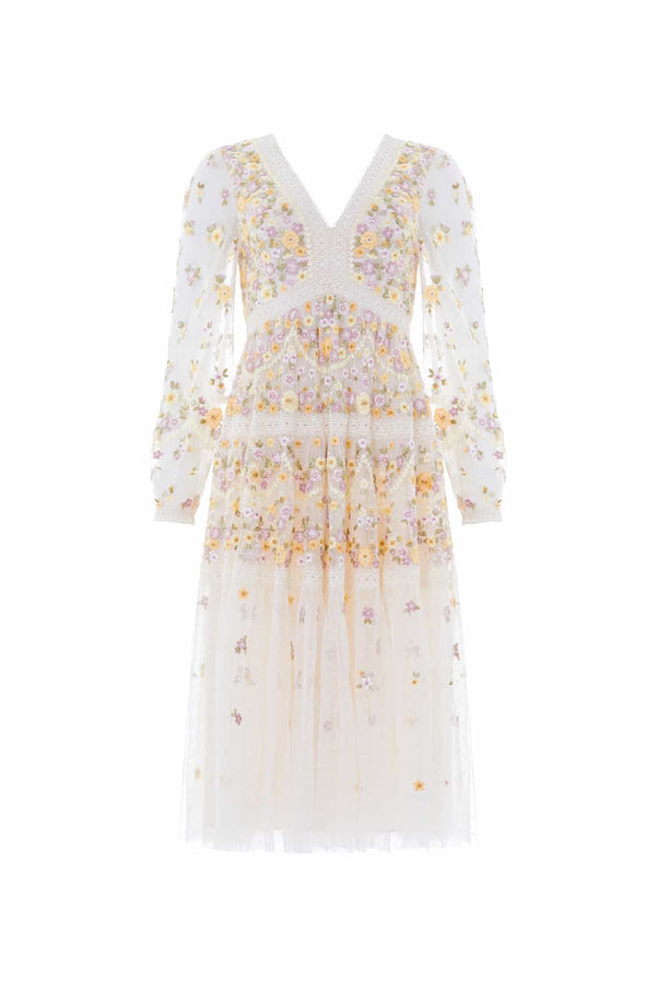 Needle & Thread Garland Ribbon Midaxi Dress