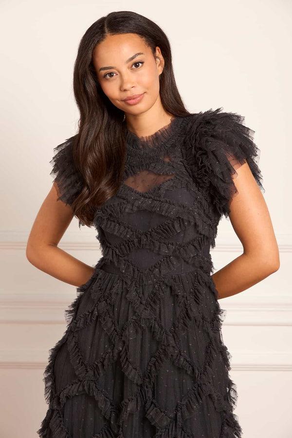 Needle & Thread Genevieve Ruffle Gown