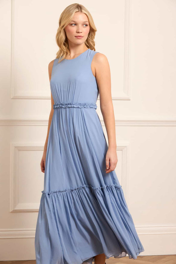 Needle & Thread Harper Chiffon Cape Ankle Gown