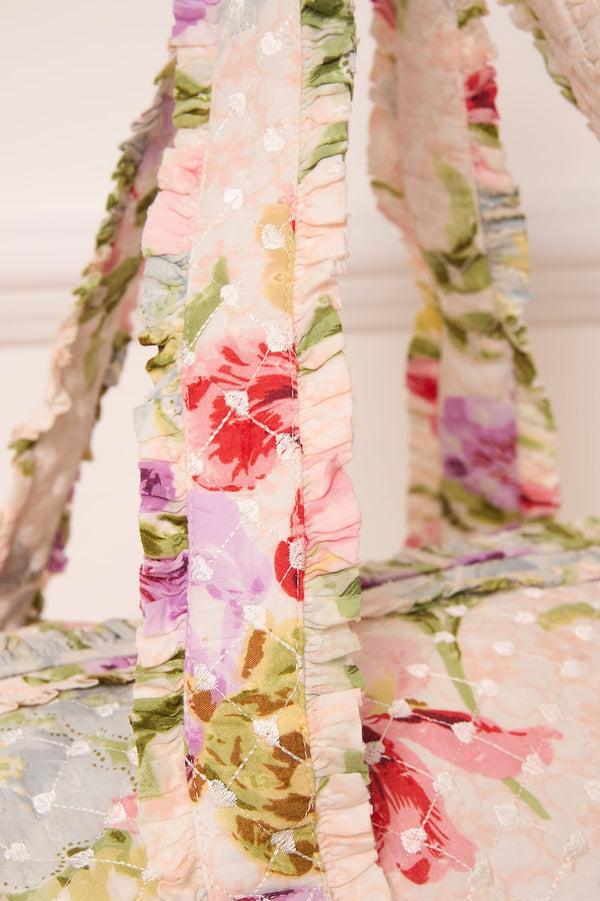 Needle & Thread Iris Bloom Quilted Shoulder Bag