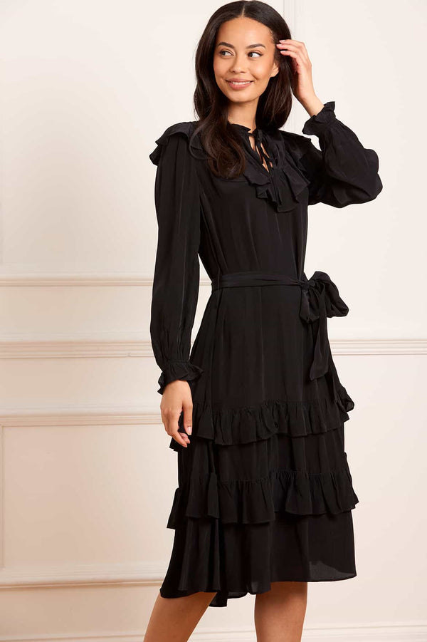 needle & thread Joelle Crepe Midaxi Dress