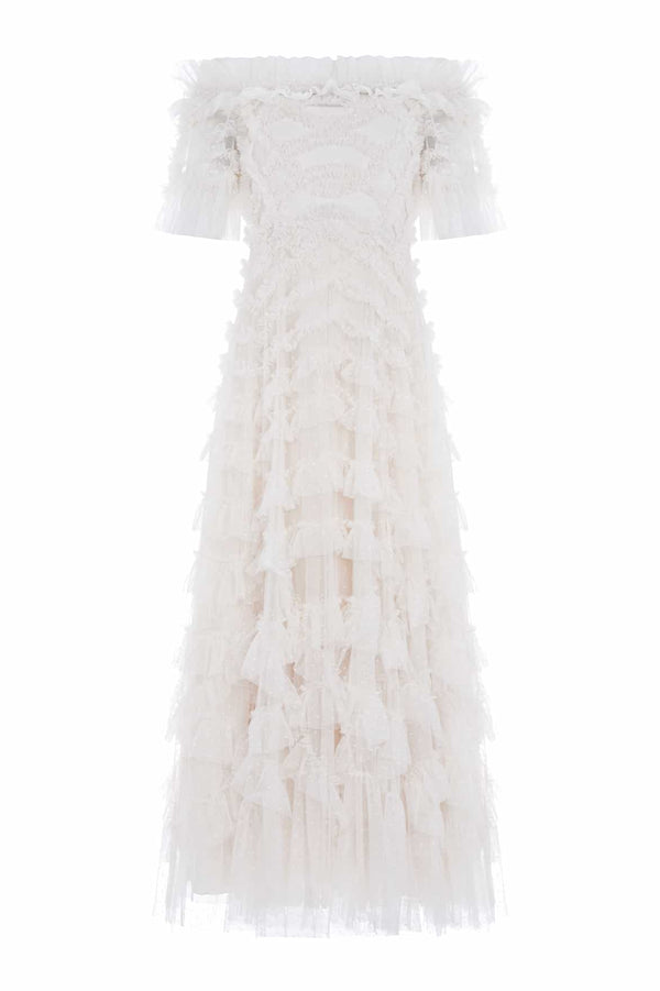 Needle & Thread Lana Off-Shoulder Gown