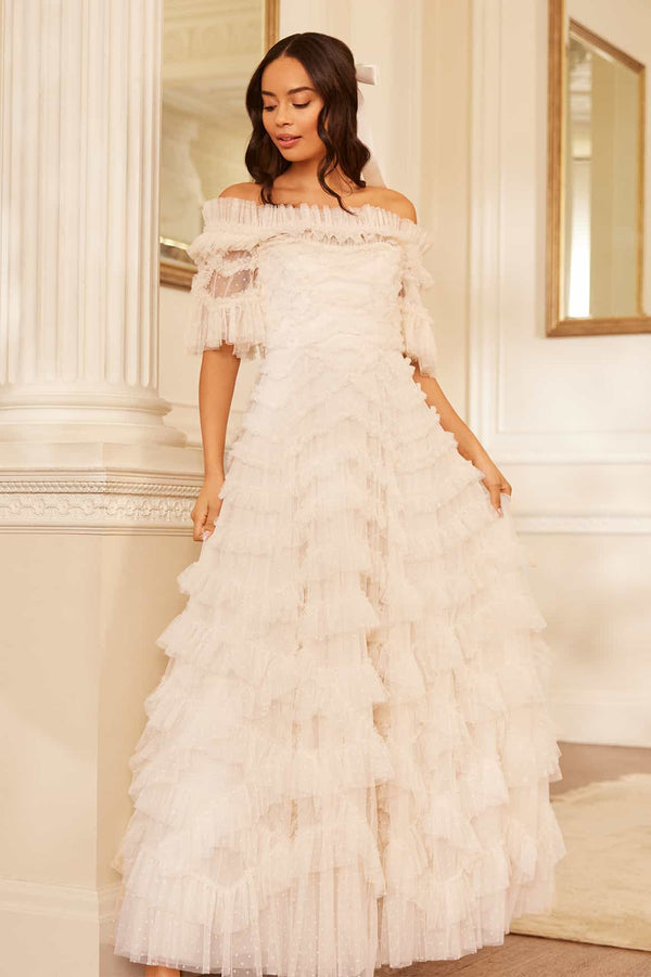 needle & thread Lana Off-Shoulder Gown