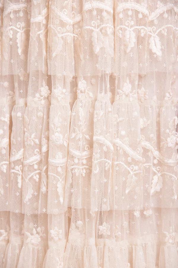 Needle & Thread Layered Lace Ankle Gown