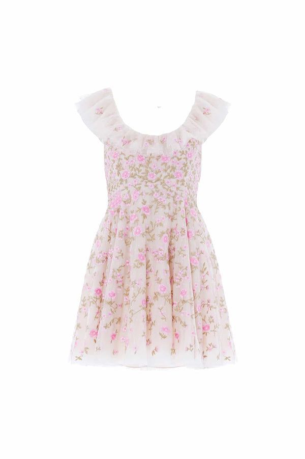 Needle & Thread Lea Ditsy Micro Mini Dress