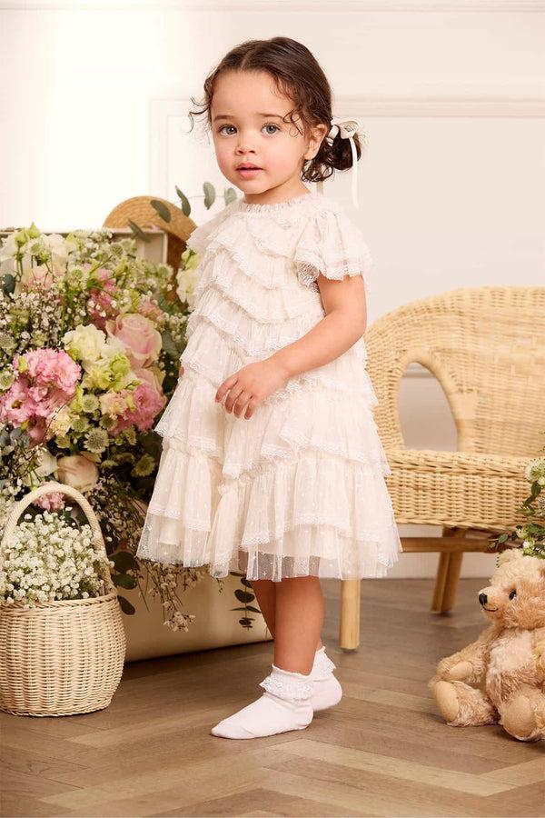 needle & thread Libby Lace Baby Dress