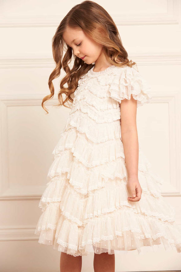 needle & thread Libby Lace Kids Dress