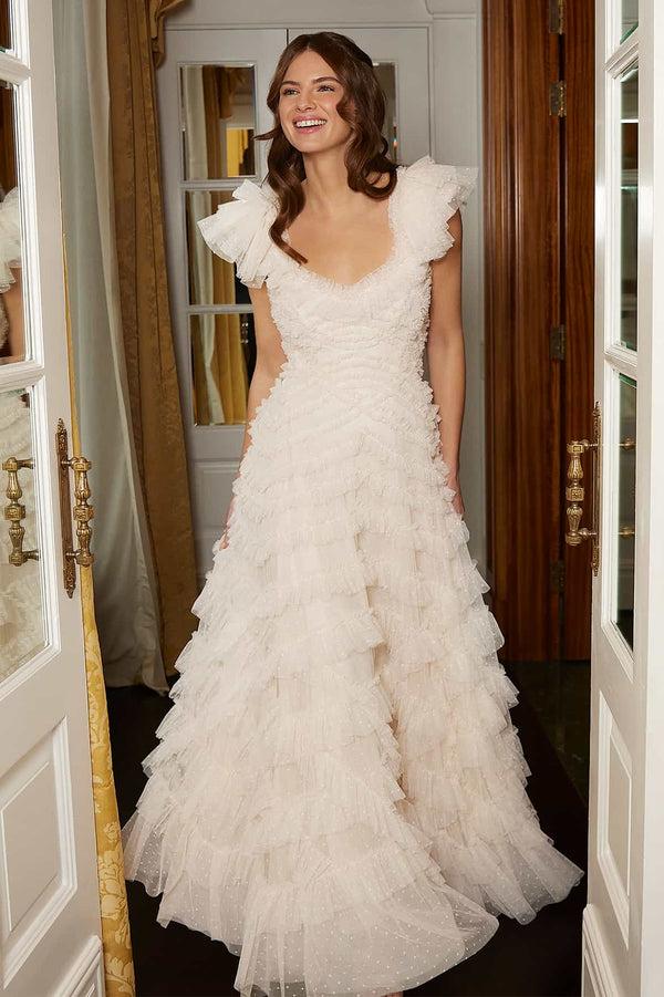 needle & thread Lola Backless Gown