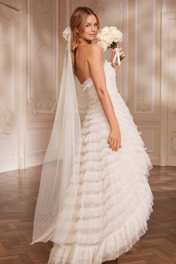 Needle & Thread Long Tulle Hair Bow