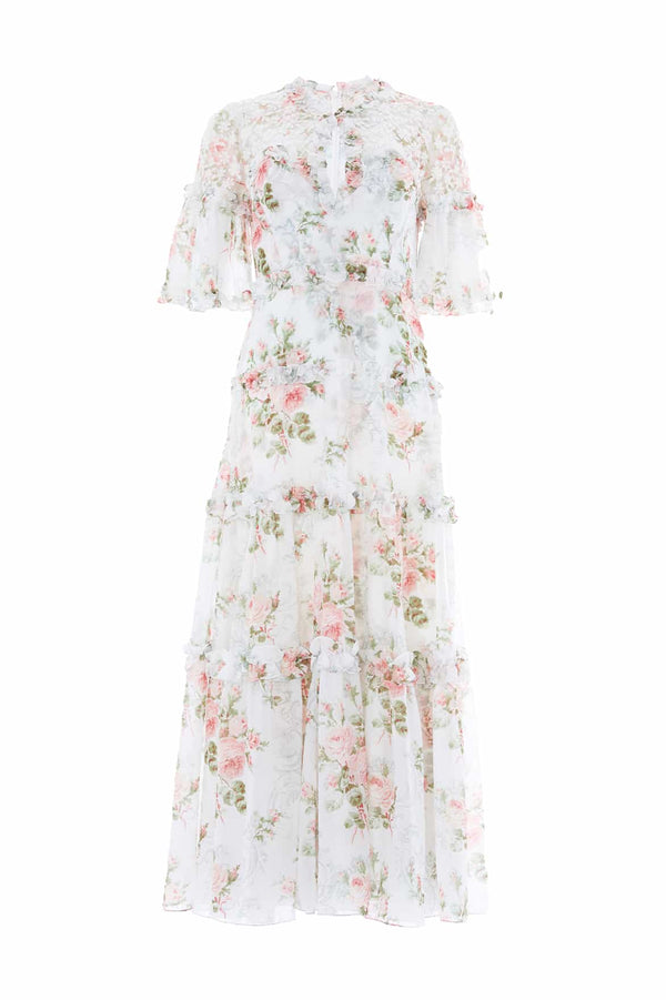 Needle & Thread Madame Rose Carla Chiffon Ankle Gown