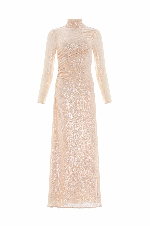 Needle & Thread Malia Turtleneck Ankle Gown