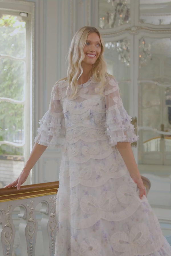 Needle & Thread Ophelia Ditsy Ingrid Gown