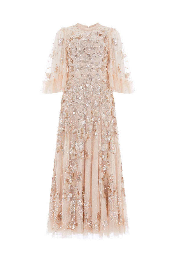 Needle & Thread Papillon Ankle Gown