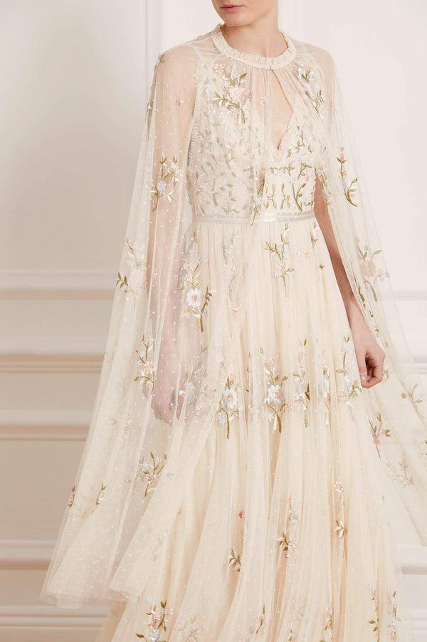 Needle & Thread Petunia Midaxi Cape