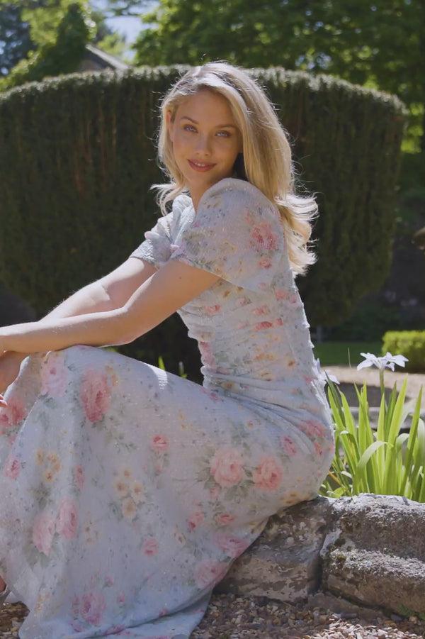 Needle & Thread Pompadour Garden Sequin Gown