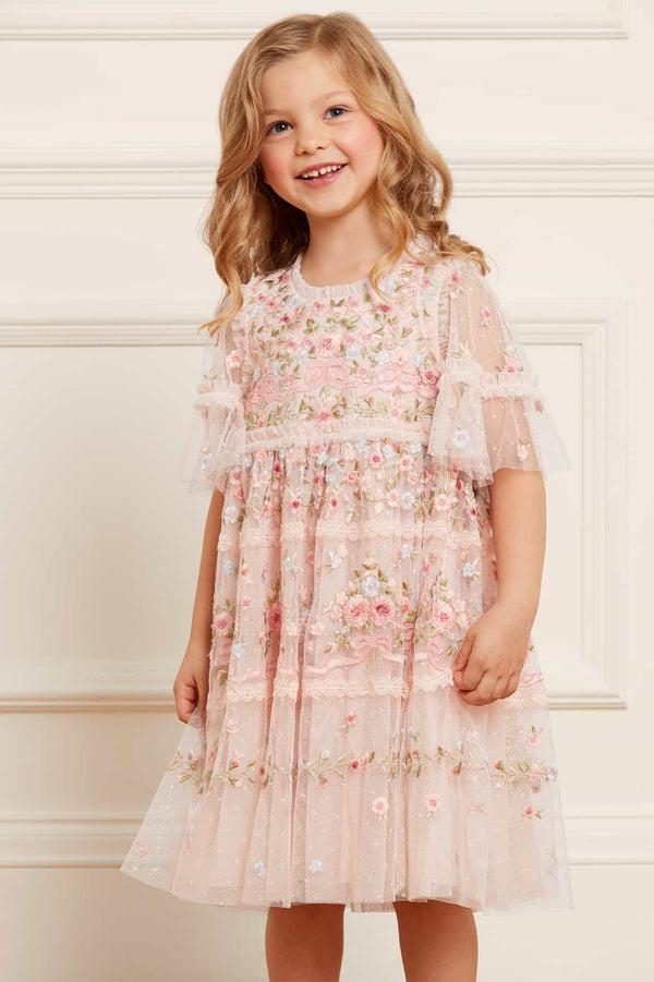 Needle & Thread Ribbon Bouquet Kids Dress