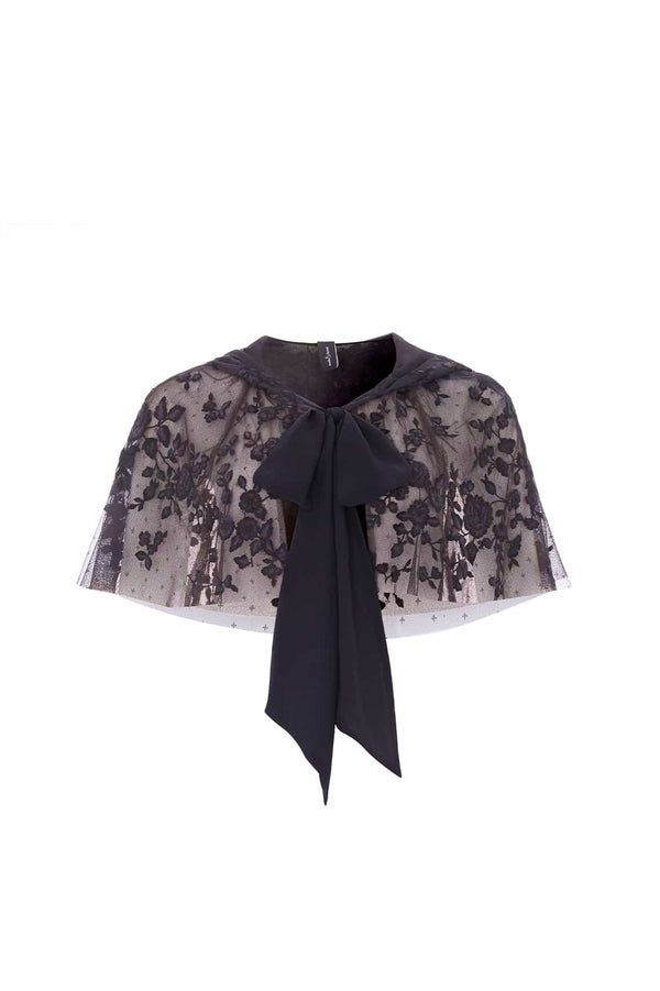 Needle & Thread Rosa Hooded Short Cape