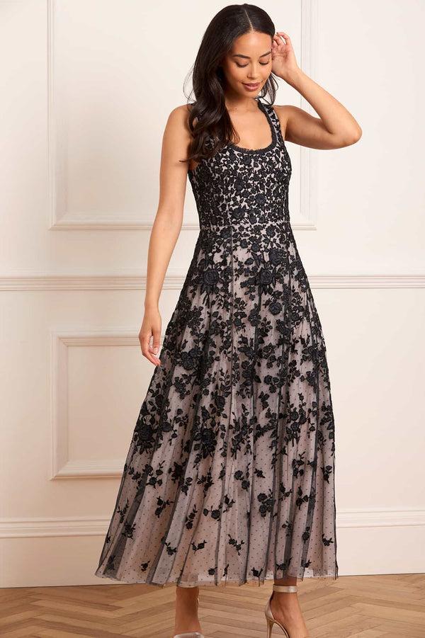 Needle & Thread Rosa Scoop Neck Ankle Gown