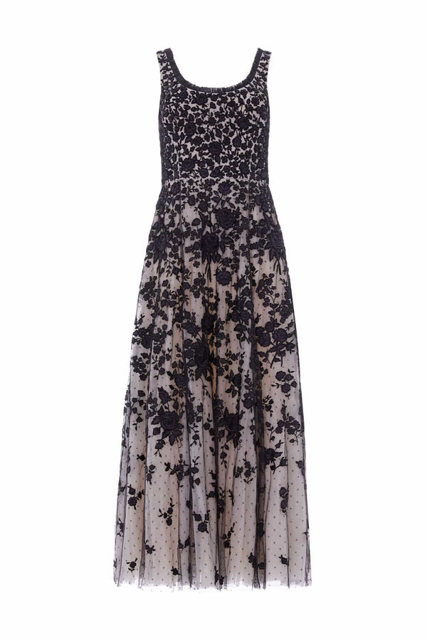 Needle & Thread Rosa Scoop Neck Ankle Gown