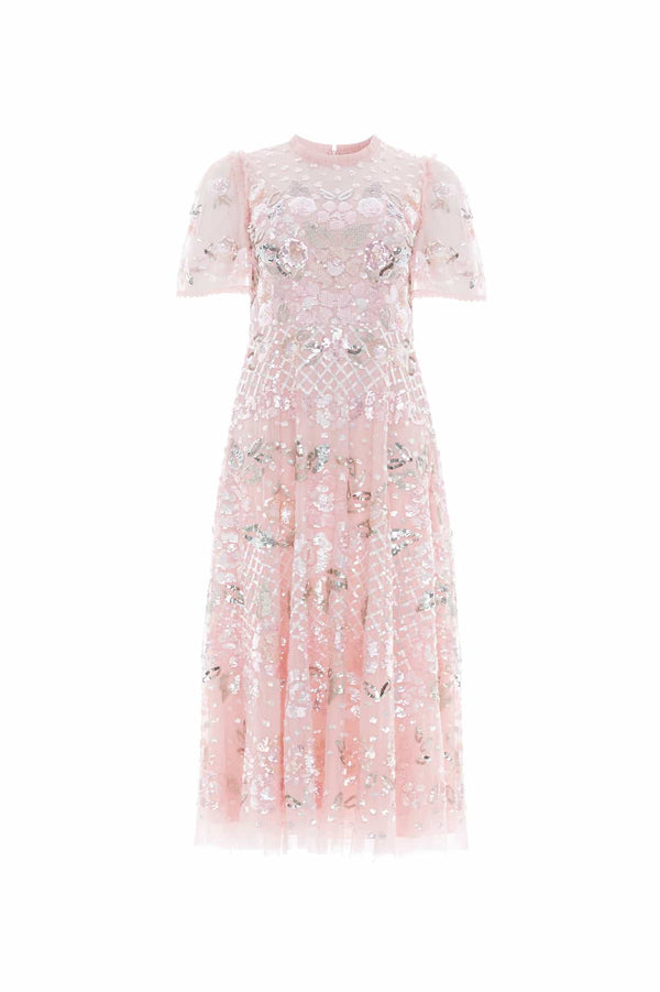 Needle & Thread Rosalie Short Sleeve Ballerina Dress