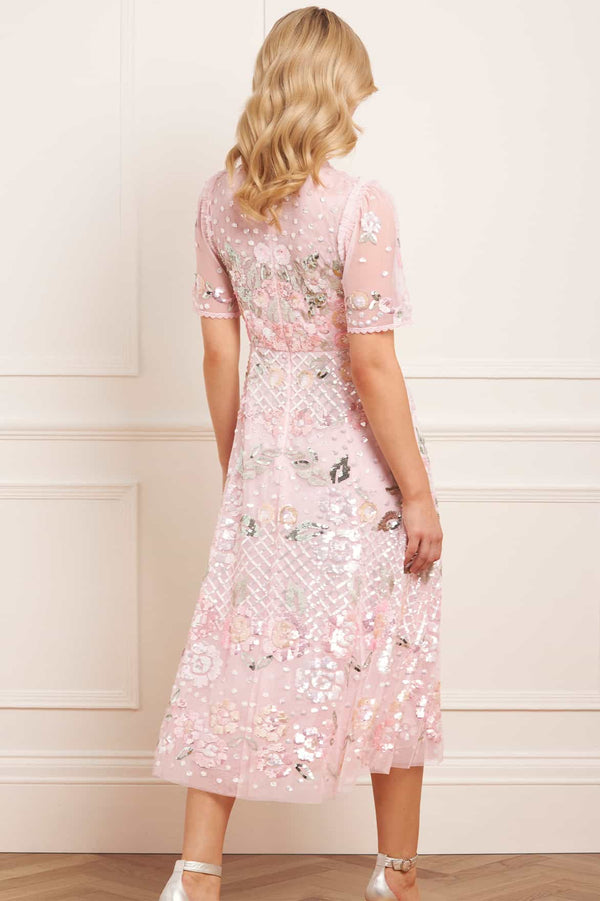 Needle & Thread Rosalie Short Sleeve Ballerina Dress