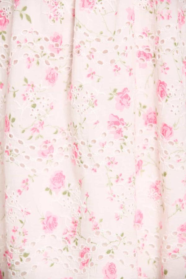 Needle & Thread Rose Ditsy Cotton Broderie Top