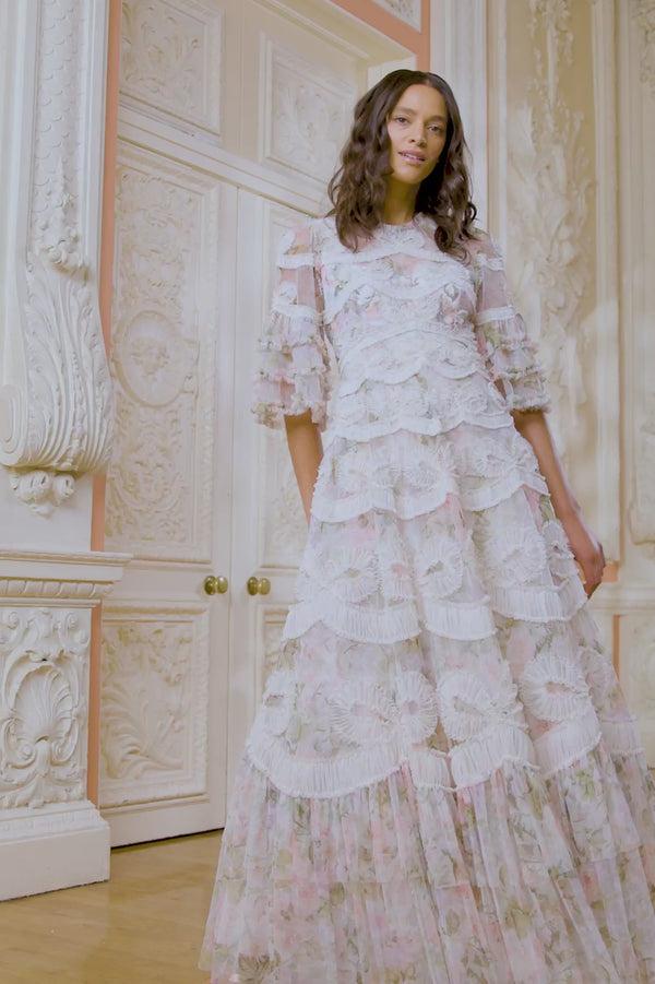 Needle & Thread Rose Powder Ingrid Gown