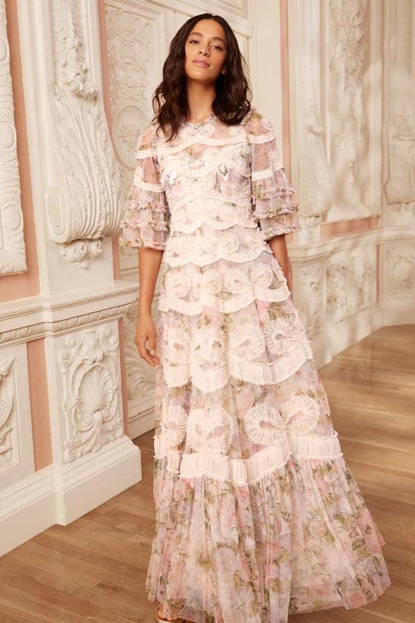 needle & thread Rose Powder Ingrid Gown