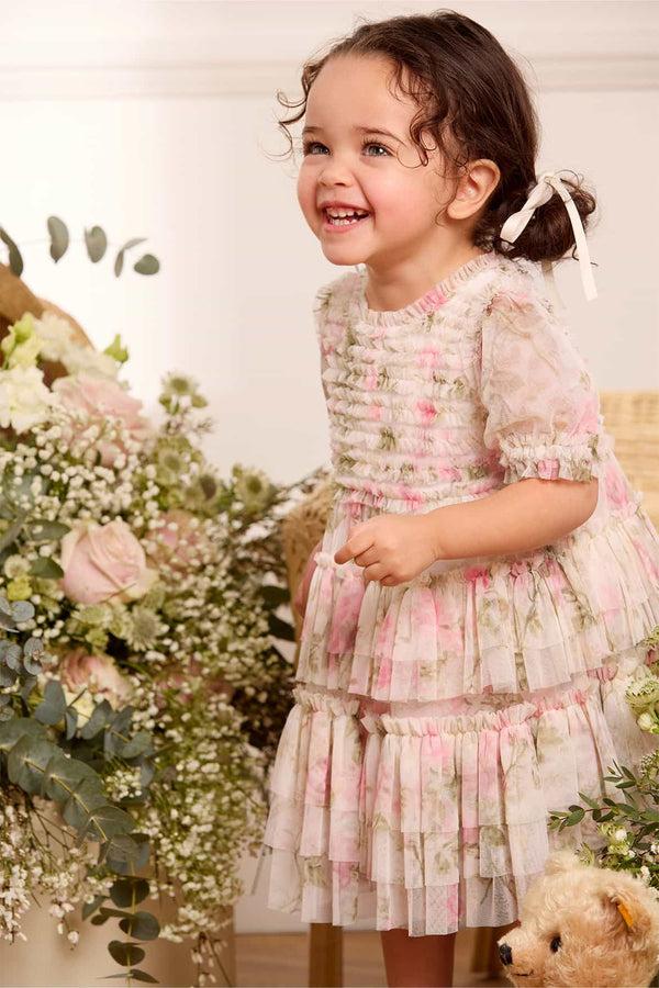 Needle & Thread Rose Ruffle Frill Baby Dress