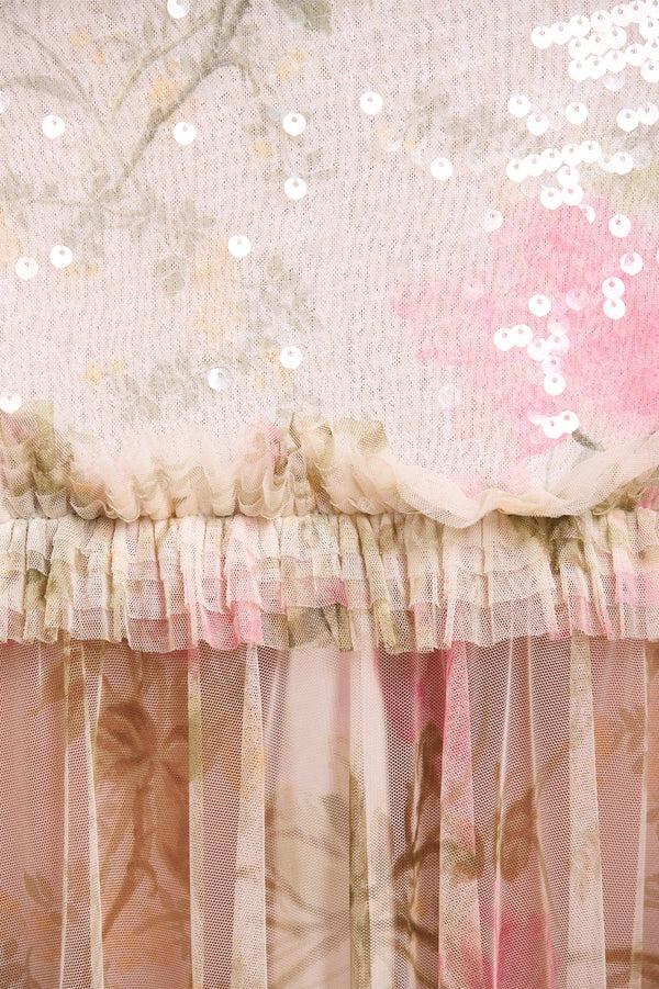 Needle & Thread Rose Tallulah Off-Shoulder Gown