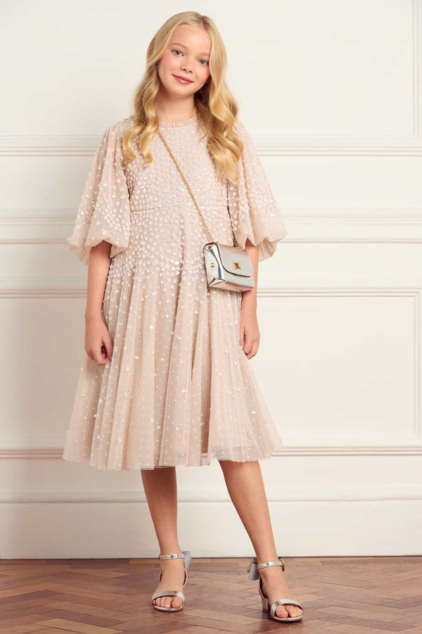 Needle & Thread Scallop Sequin Kids Dress