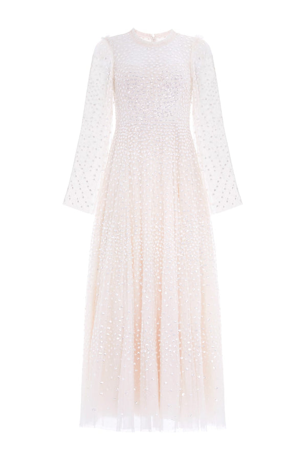 Needle & Thread Scatter Dot Round Neck Ankle Gown