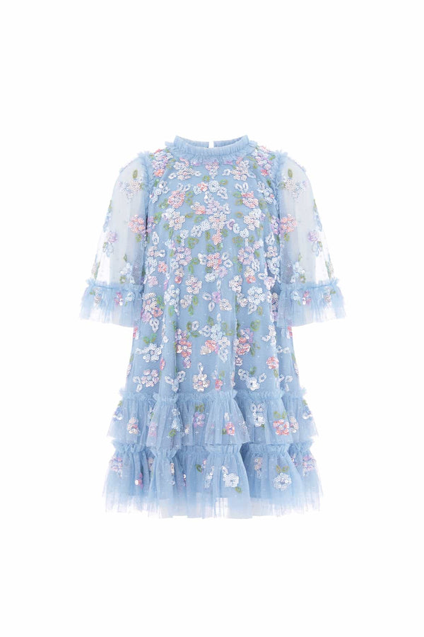 Needle & Thread Sequin Bloom Kids Dress
