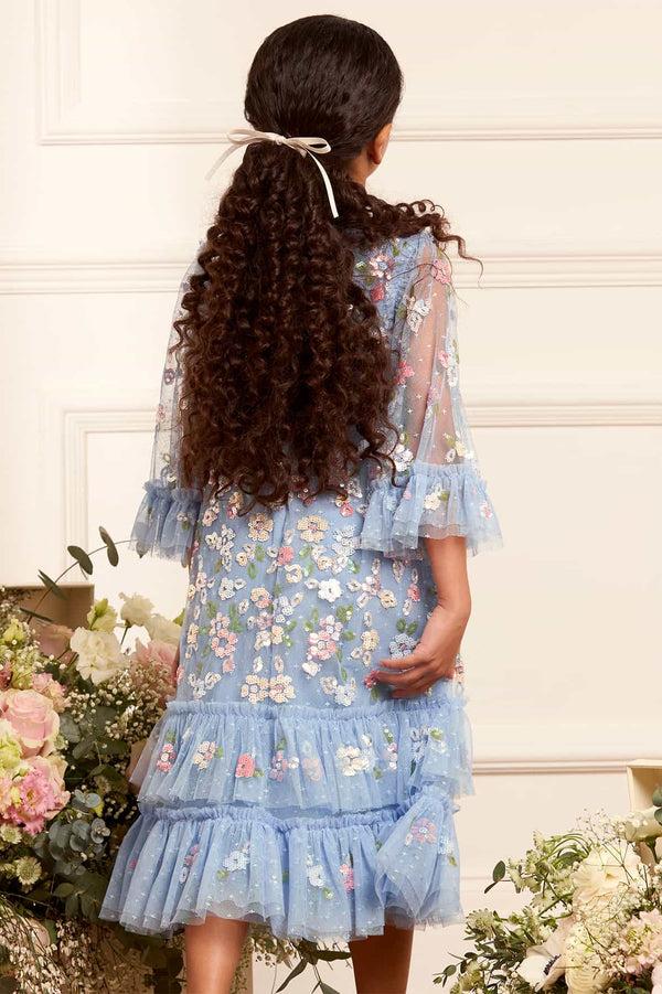 Needle & Thread Sequin Bloom Kids Dress