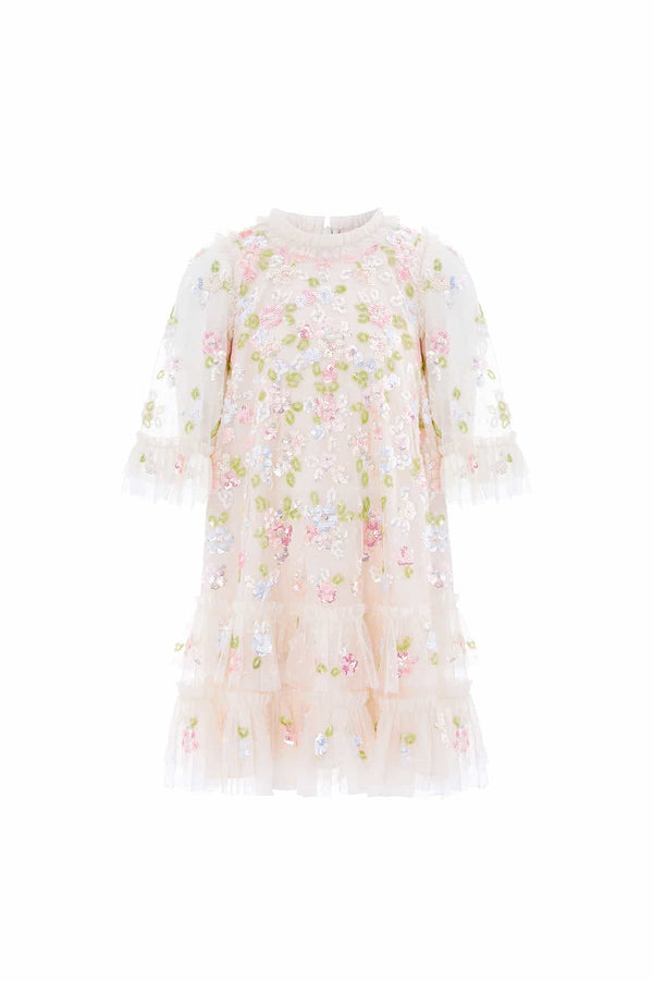 Needle & Thread Sequin Bloom Kids Dress