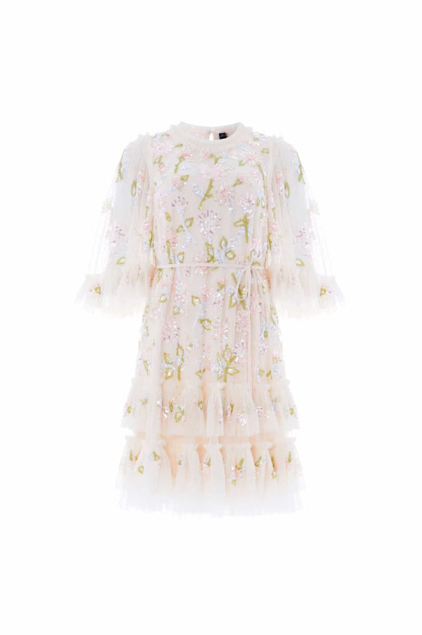 Needle & Thread Sequin Dandelion Gloss Mini Dress
