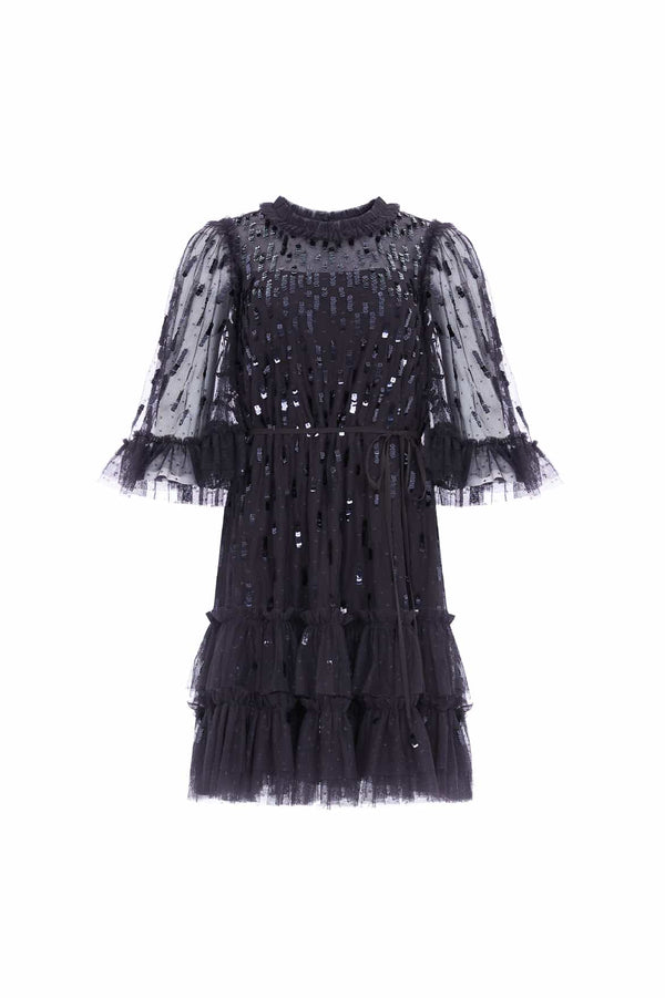 Needle & Thread Sequin Dash Mini Dress