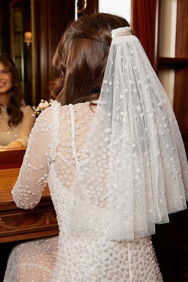 needle & thread Sequin Dot Short Veil