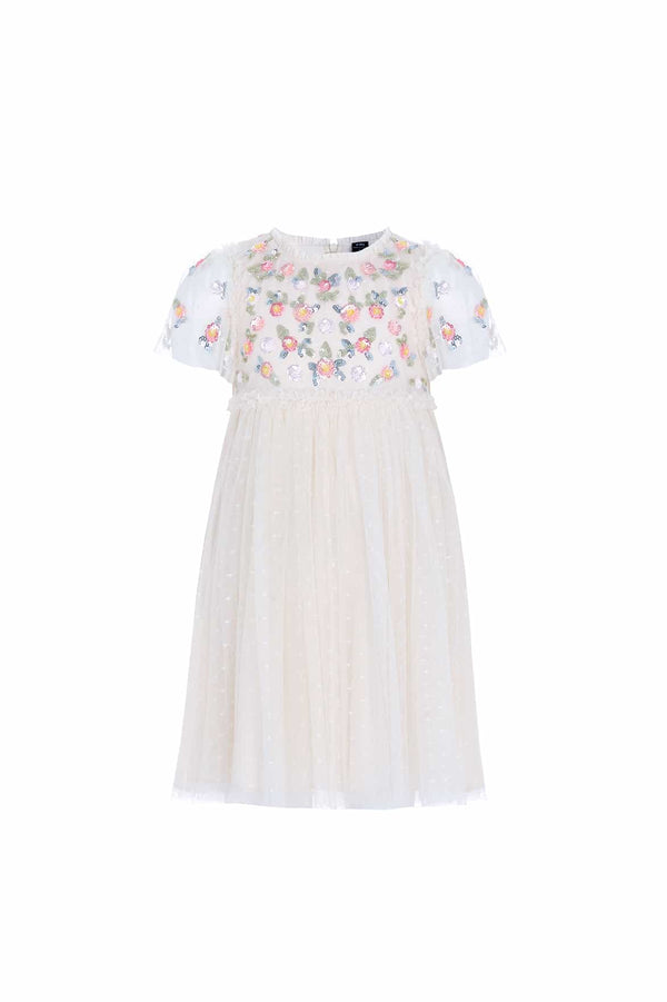 Needle & Thread Shimmer Ditsy Bodice Kids Dress