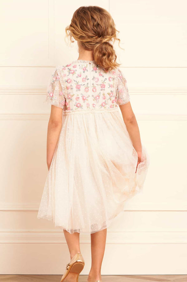 Needle & Thread Shimmer Ditsy Bodice Kids Dress