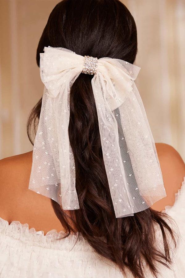 needle & thread Short Tulle Hair Bow